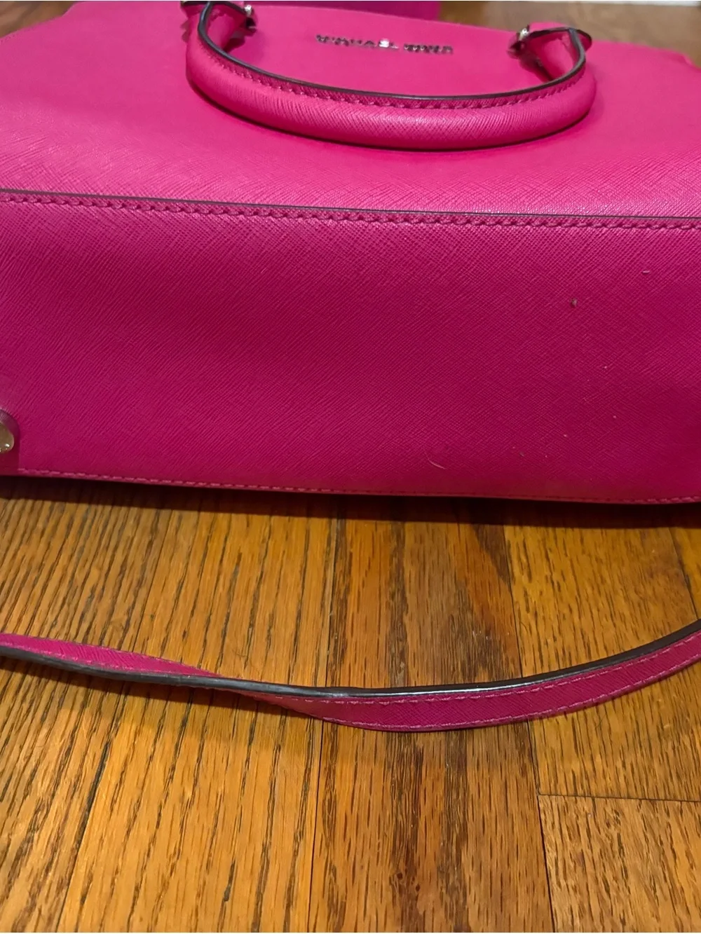 Michael Kors Hot Pink Saffiano Satchel